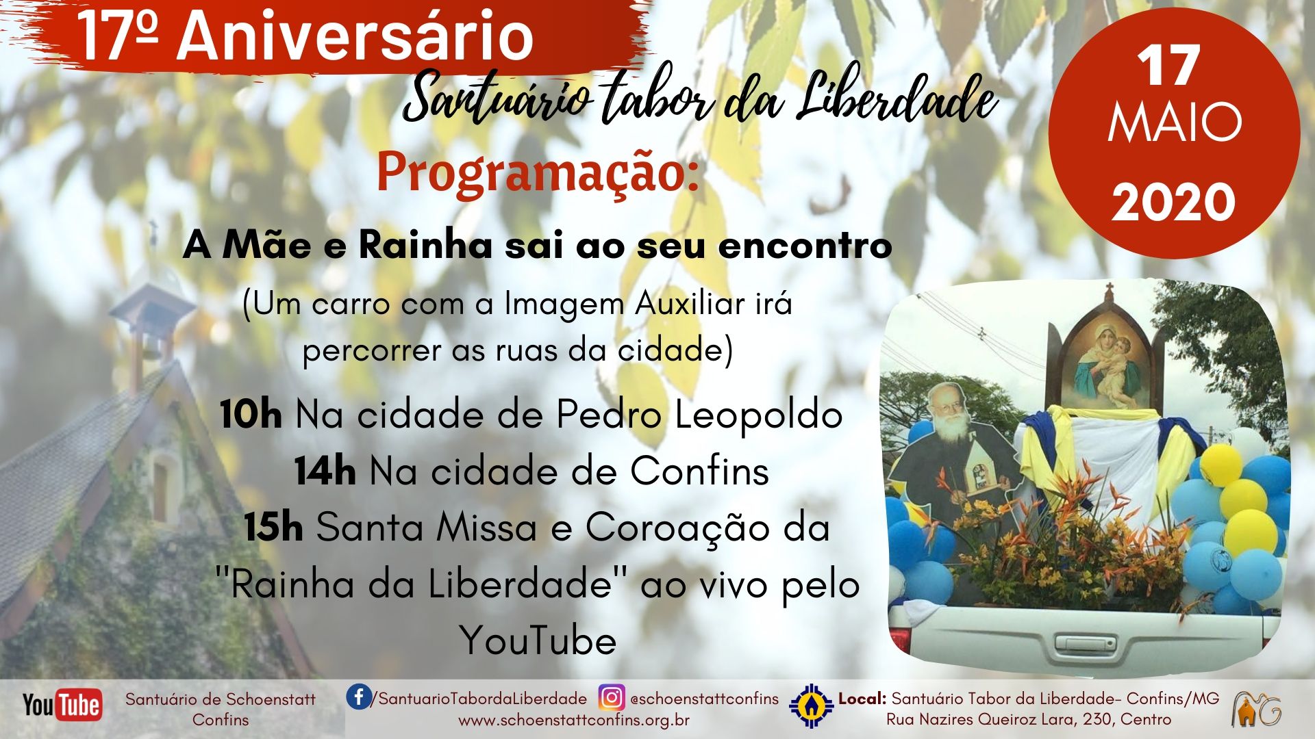 Comemorações do aniversário de Pedro Leopoldo