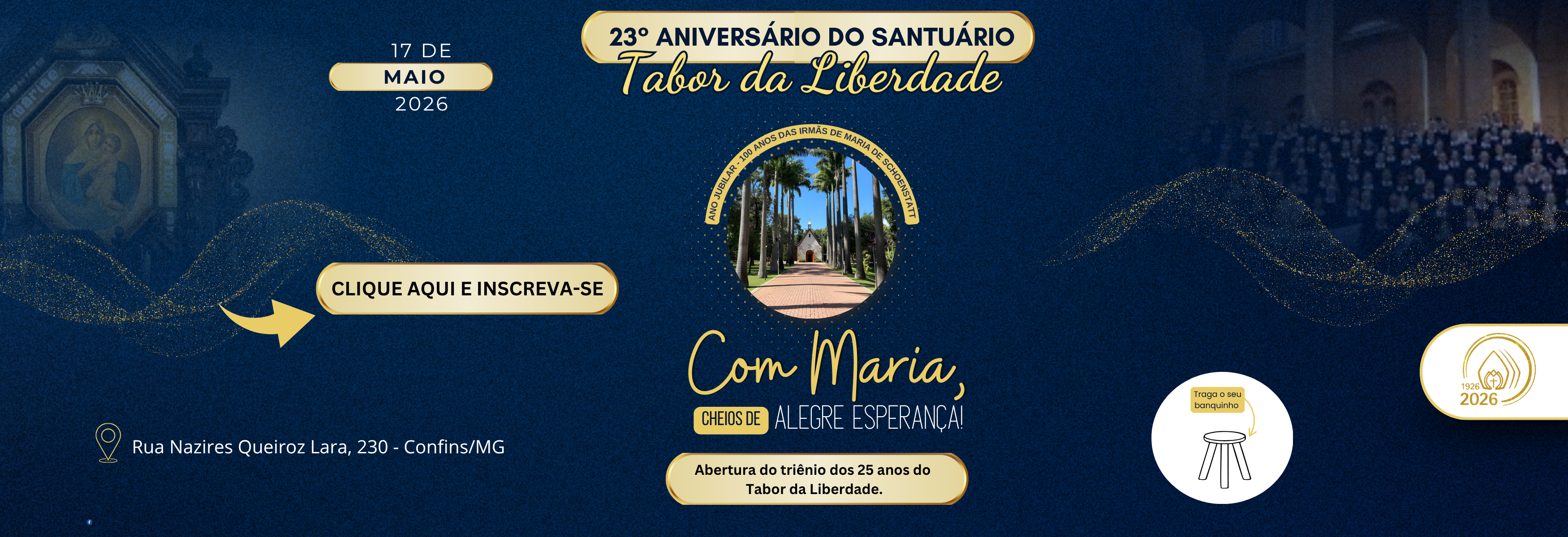 23° Aniversário do Santuário Tabor da Liberdade